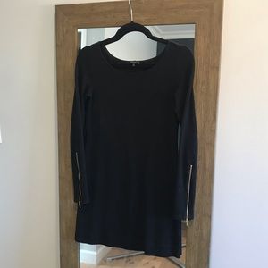 Black Theory dress w/ gold zippers
